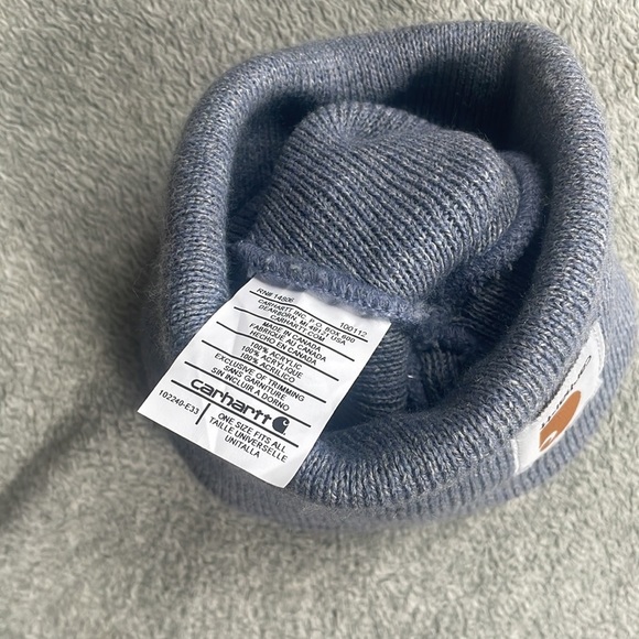 - ✖️NEW STOCK ⭐️ BLUE SLATE POM CARHARTT  hat …NEW - Picture 7 of 7